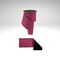 D’Lux 4" Fuchsia/Pink Glitter Wired Ribbon – Fine Sparkle Fused Fabric Ribbon for Christmas-LX309983